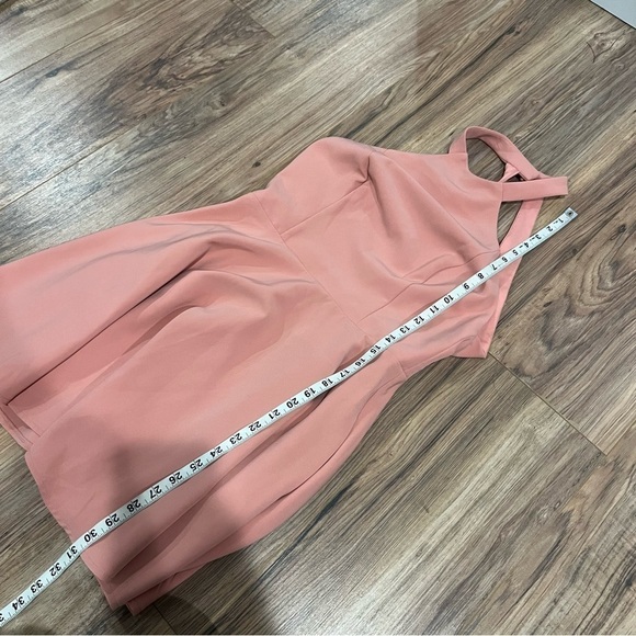 NWT Revolve x NBD Leo Blush Mini Halter Dress - Picture 9 of 11